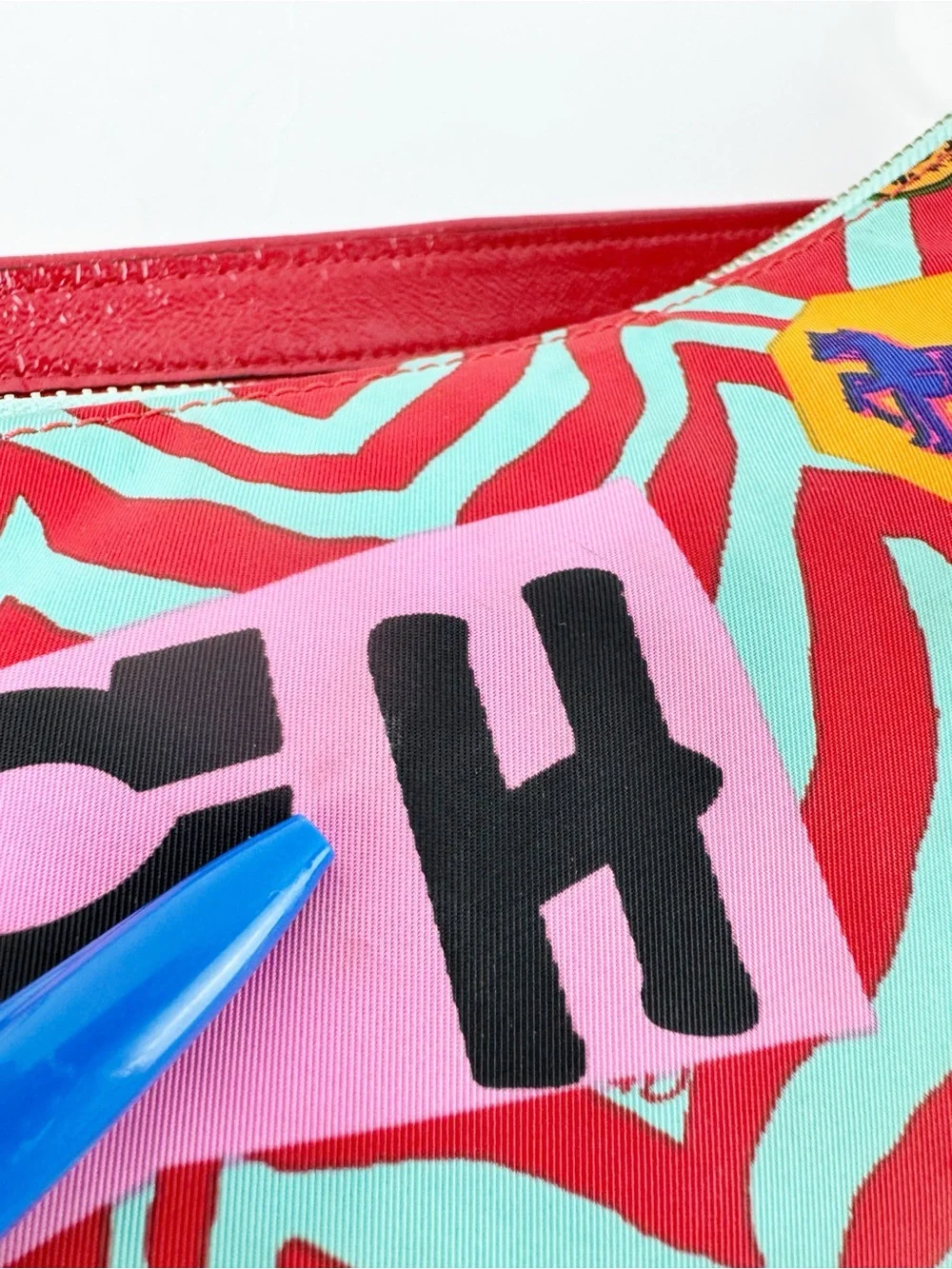 Coach Y2K Poppy Graffiti Groovy Hobo Graphic Print Shoulder Bag 13923 - Picture 4 of 13